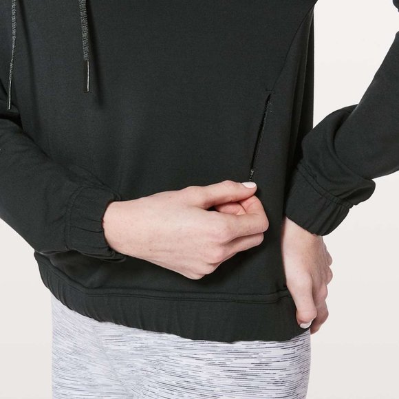 ⭐️ Host Pick ⭐️ lululemon Twisted & Tucked Pullover Black Size 8 - Picture 5 of 13